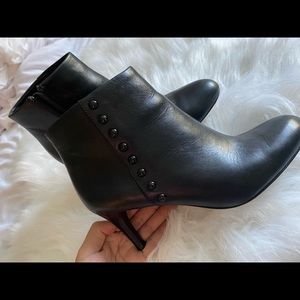 COACH black leather booties